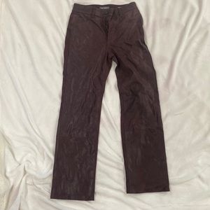 Worn once DL1961 skinny high rise vintage leather